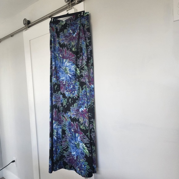 Kevan Hall maxi floral skirt size 10 - Picture 6 of 6